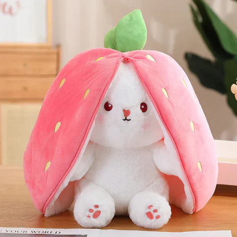 PELUCHE CONEJO FRESA Y ZANAHORIA 🐰🍓